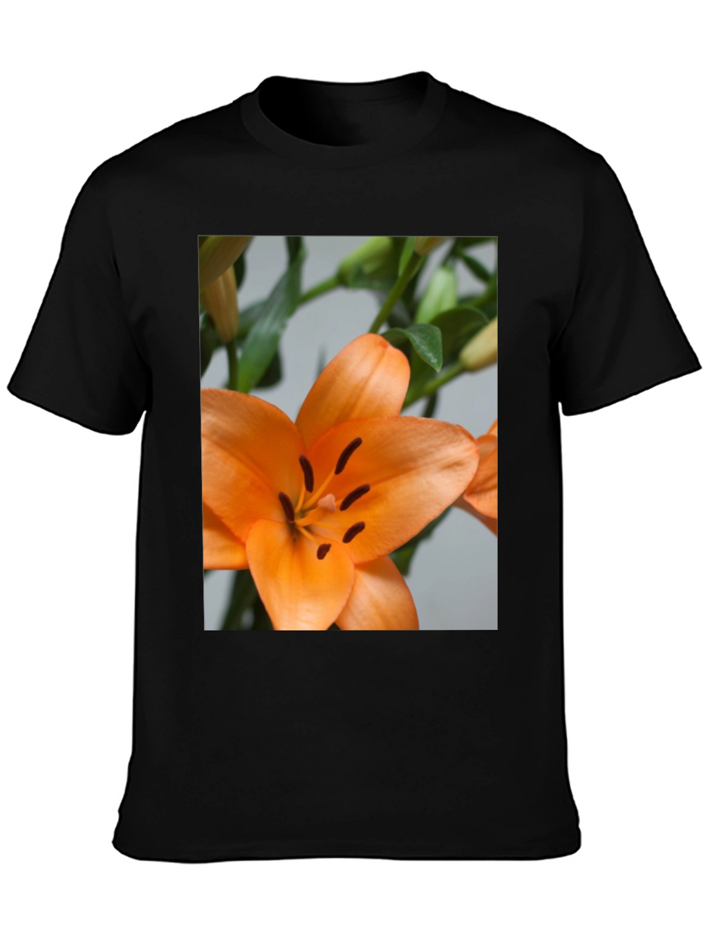 Orange Lily Graphic T-Shirt