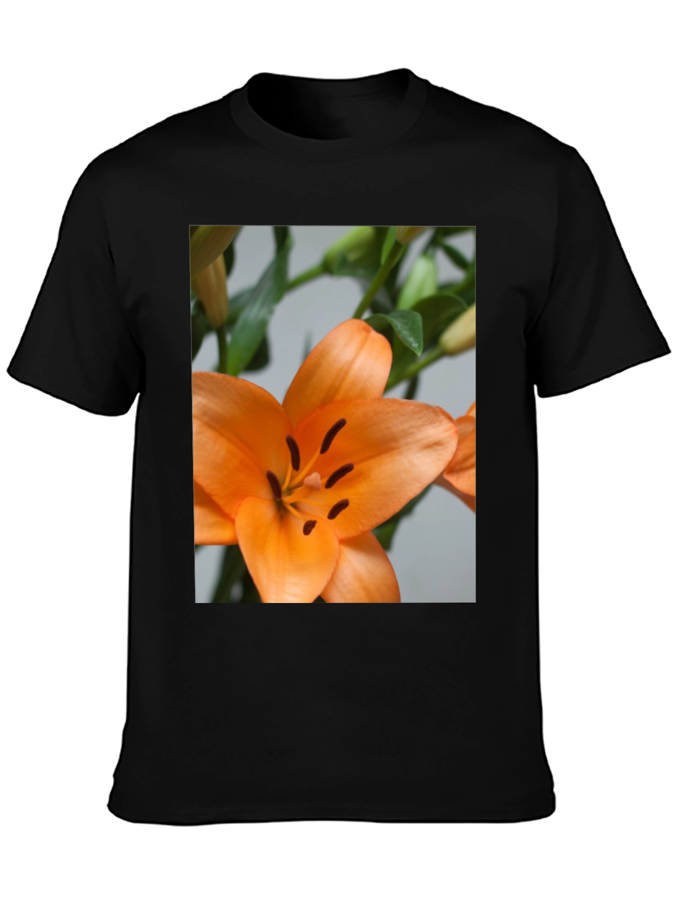 Orange Lily Graphic T-Shirt
