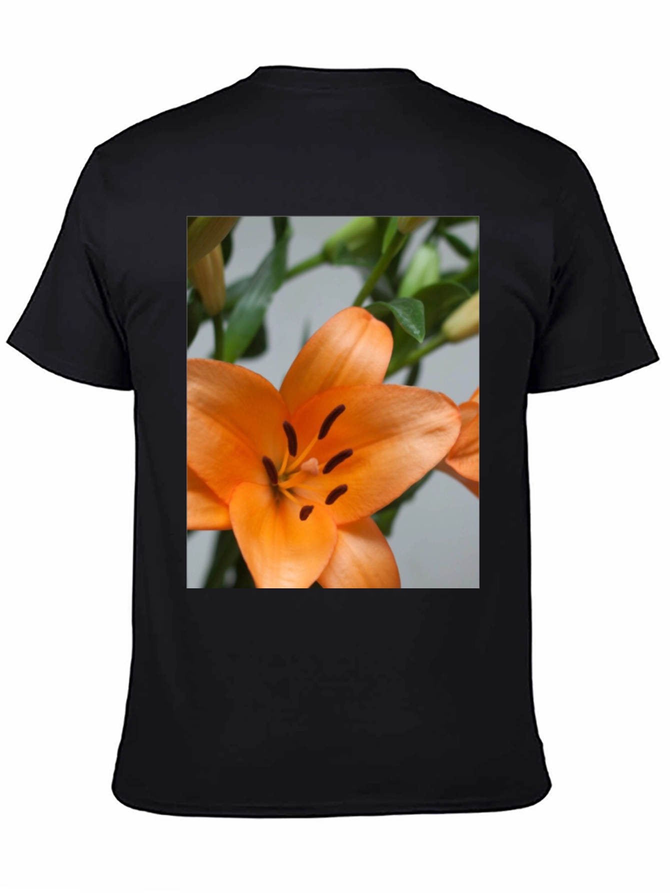Orange Lily Graphic T-Shirt