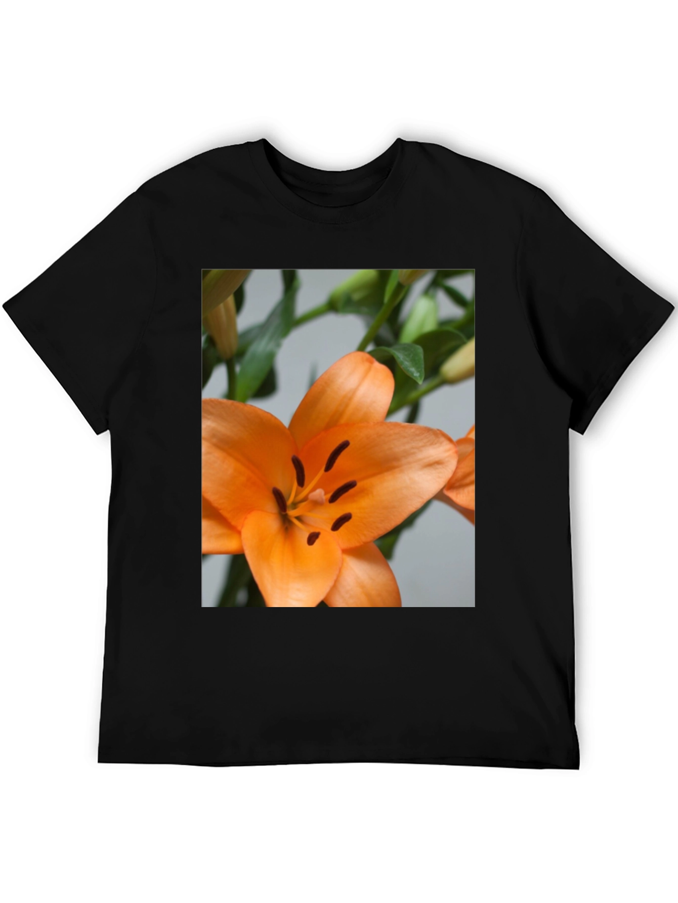 Orange Lily Graphic T-Shirt