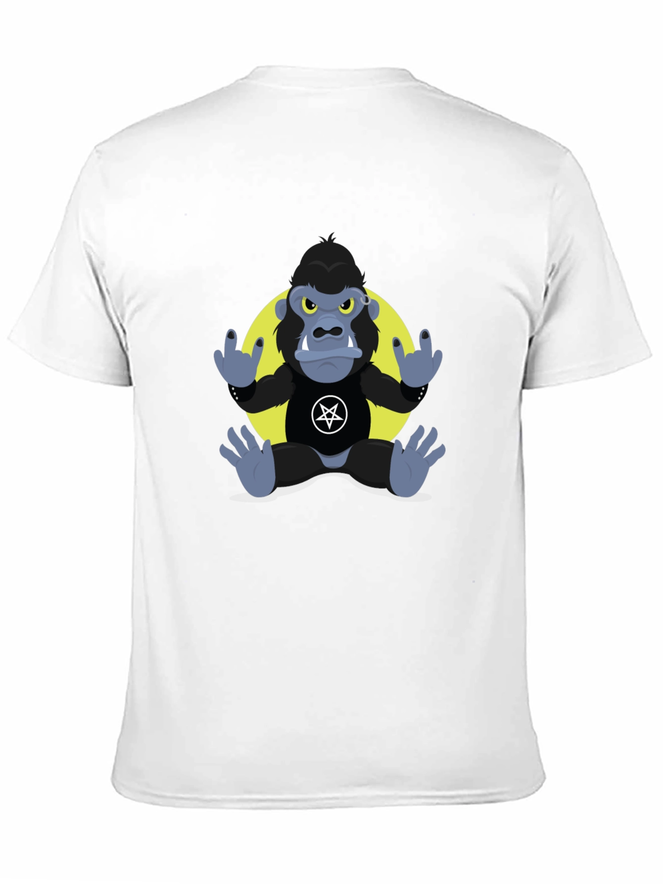 Rockin Gorilla Tee - Black Graphic T-Shirt