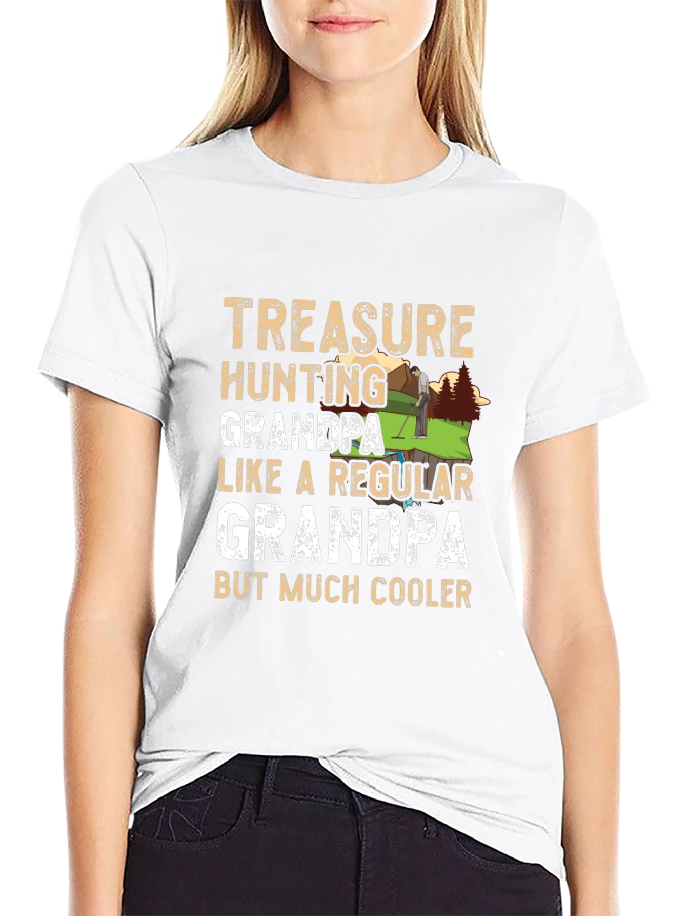 Treasure Hunting Grandpa T-Shirt