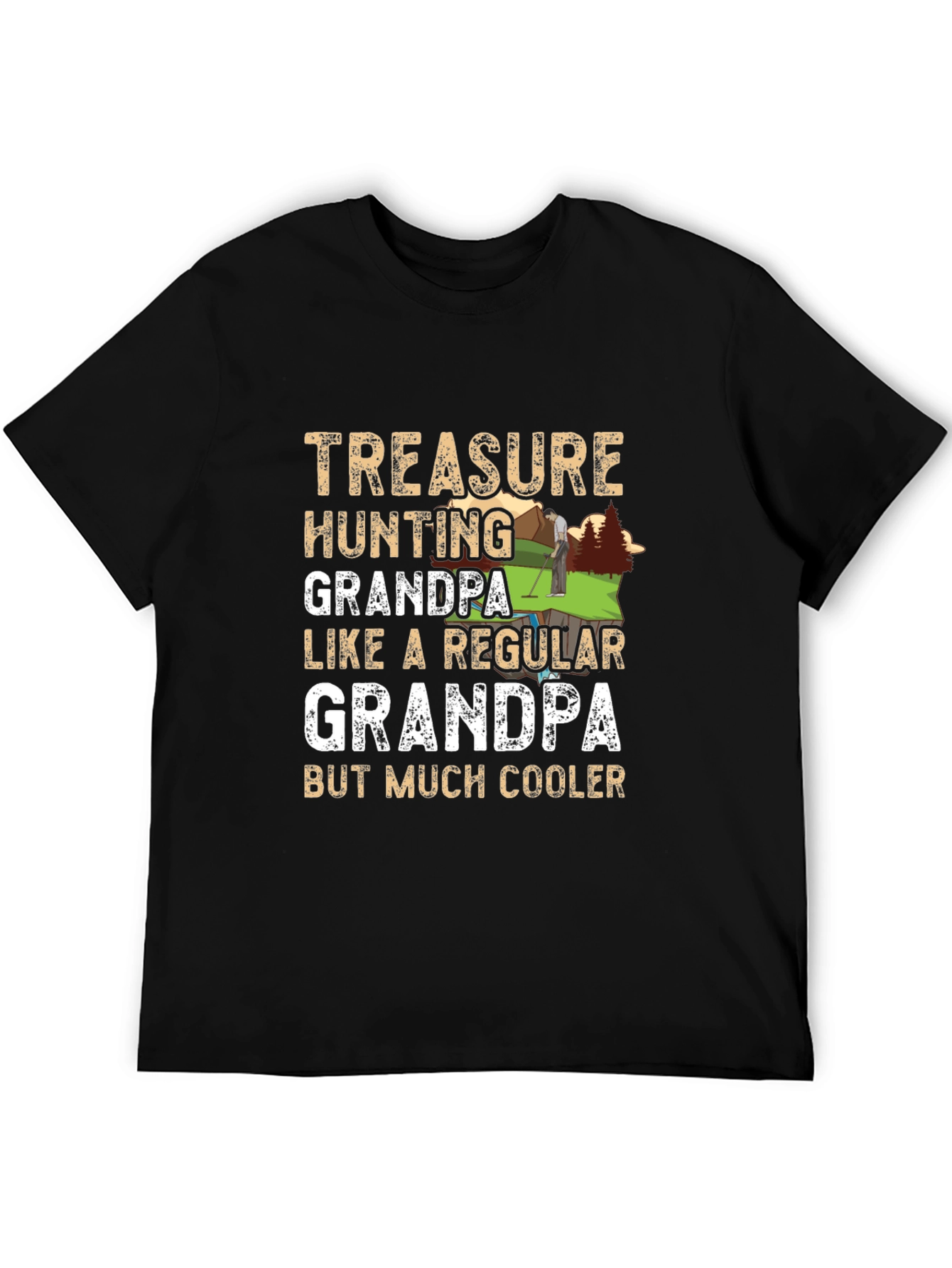 Treasure Hunting Grandpa T-Shirt