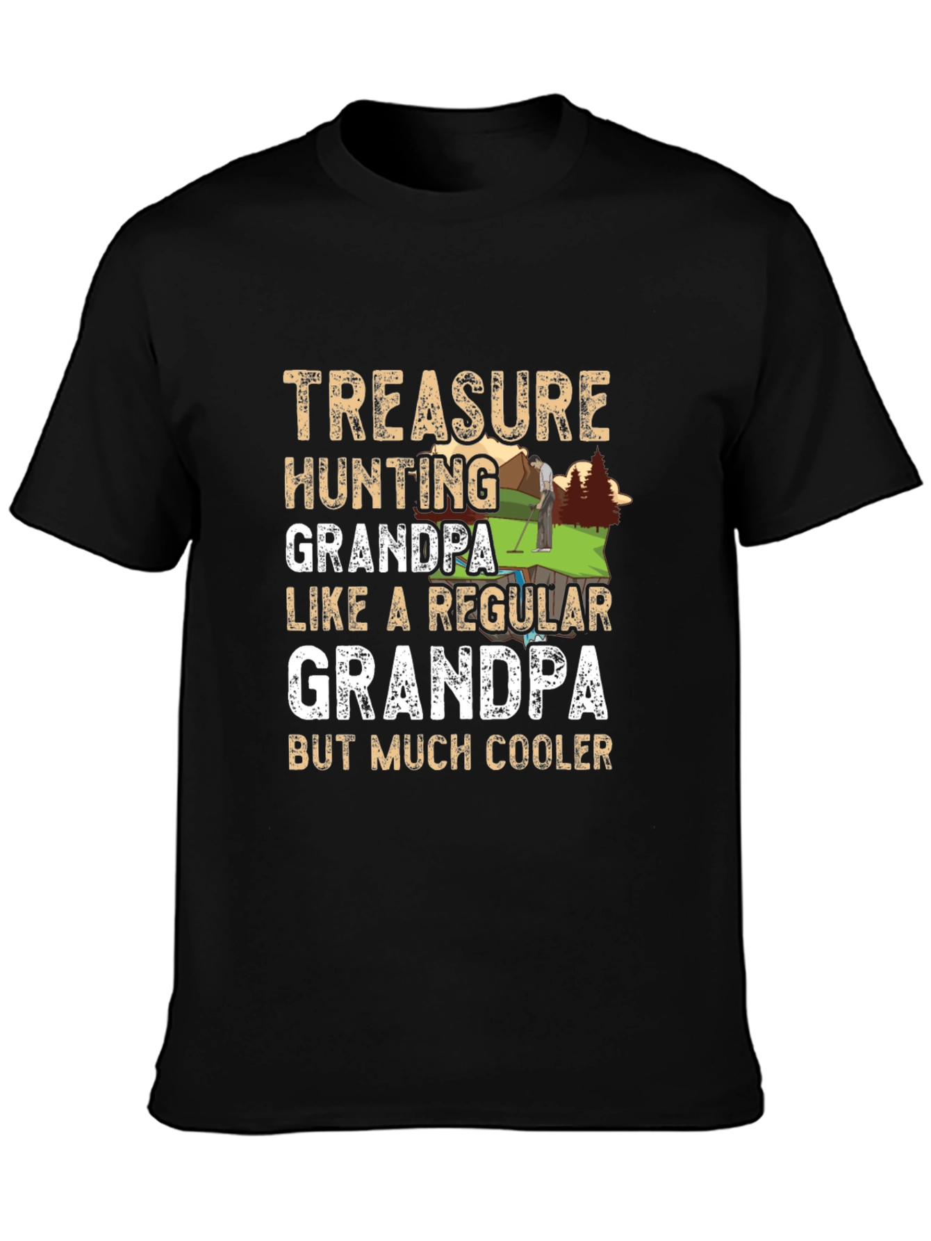 Treasure Hunting Grandpa T-Shirt
