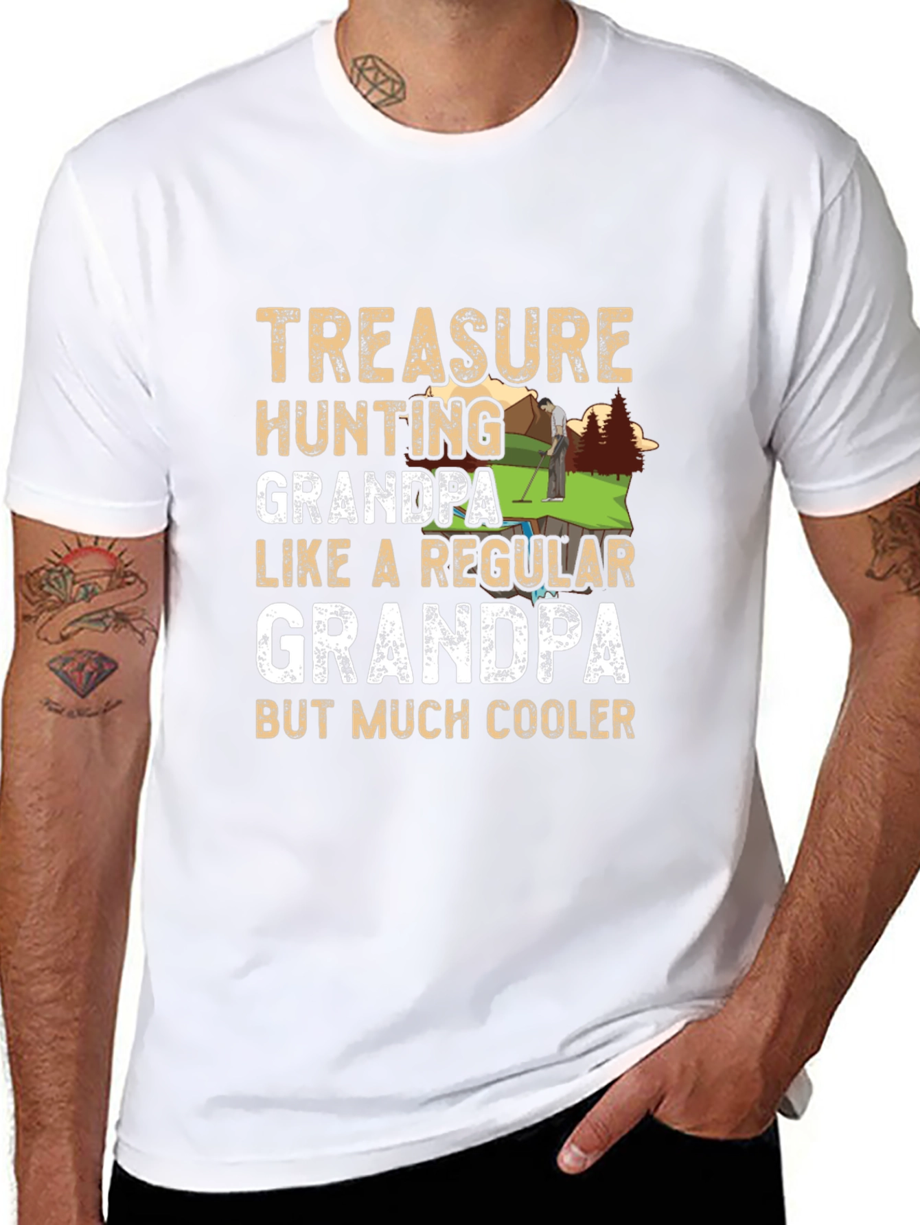 Treasure Hunting Grandpa T-Shirt