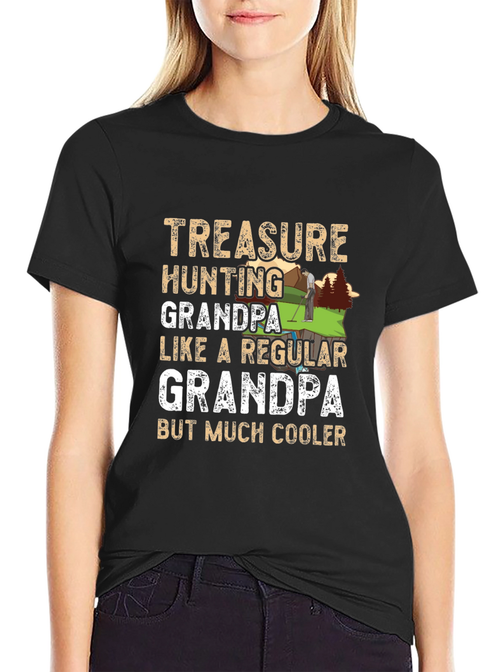 Treasure Hunting Grandpa T-Shirt