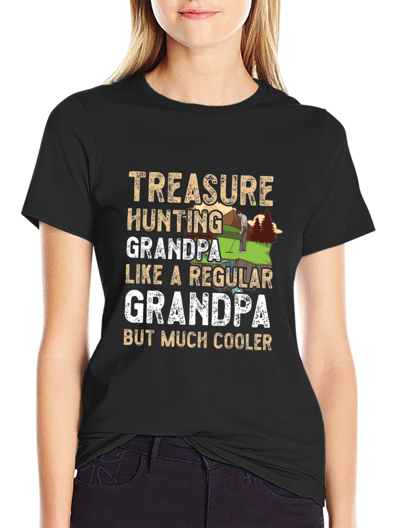 Treasure Hunting Grandpa T-Shirt