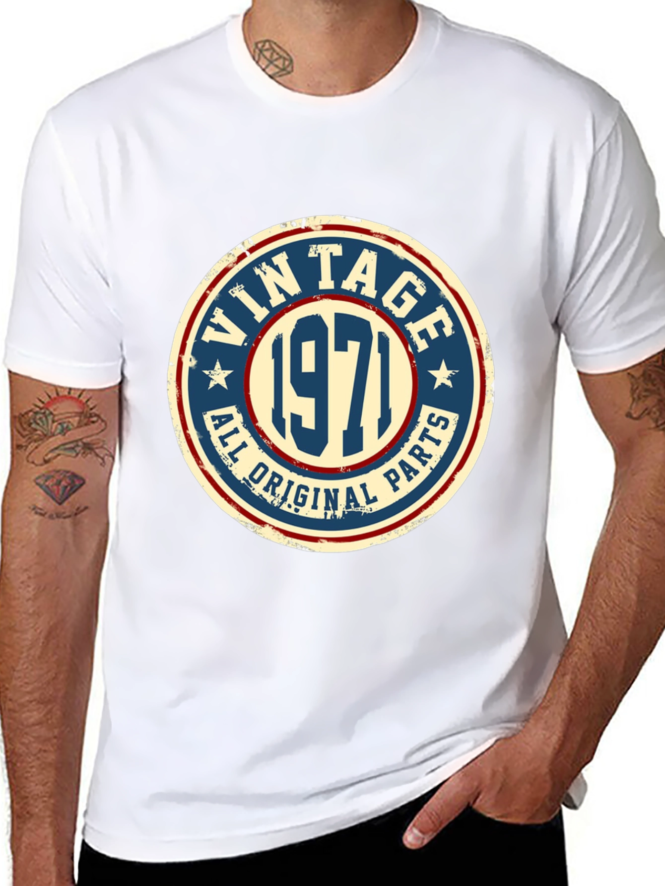 Vintage 1971 All Original Parts Graphic T-Shirt