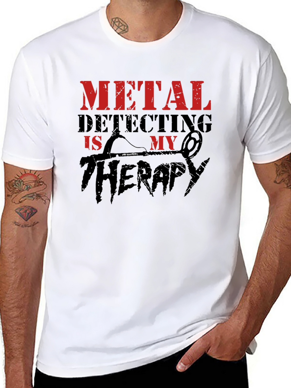Metal Detecting is My Therapy T-Shirt