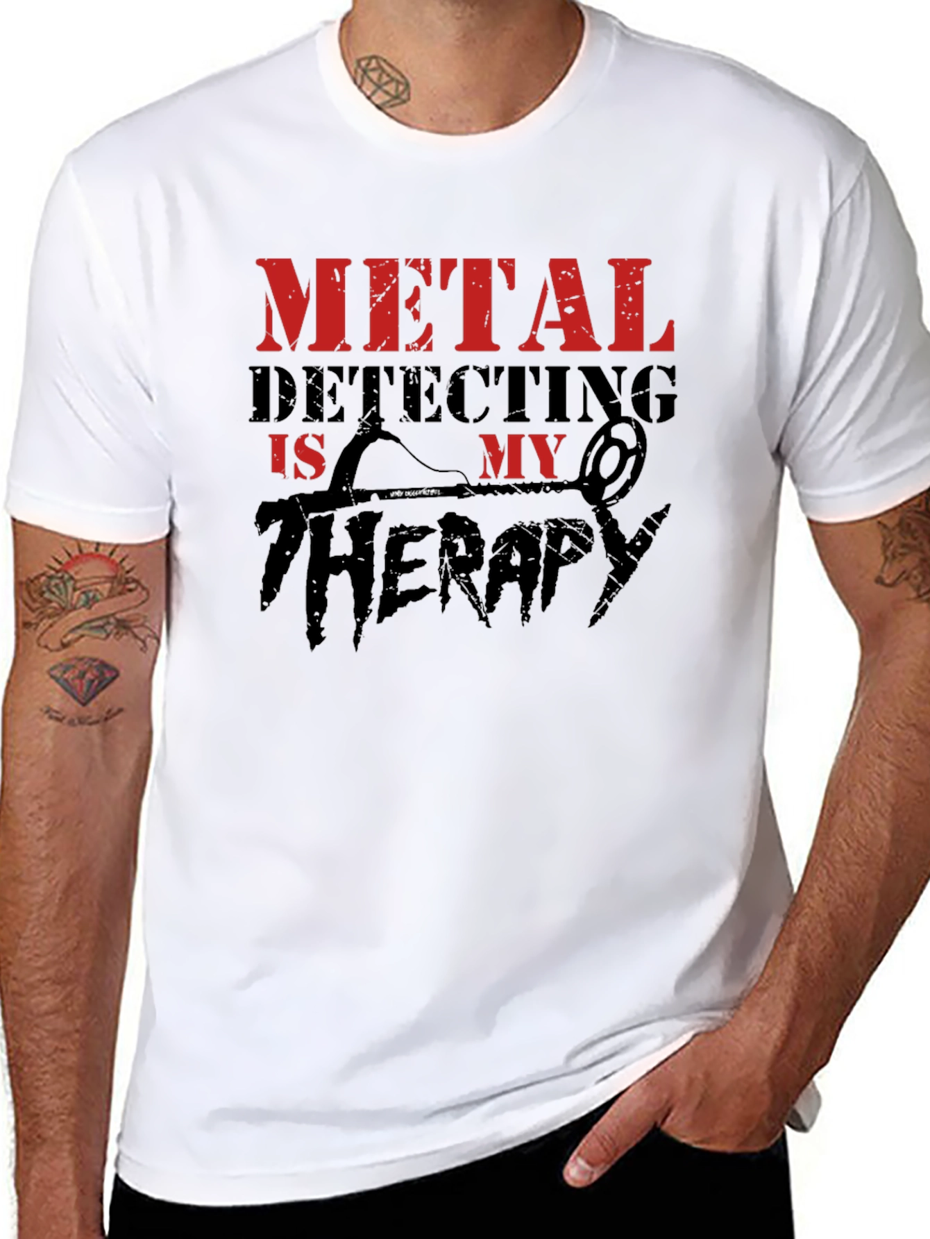 Metal Detecting is My Therapy T-Shirt
