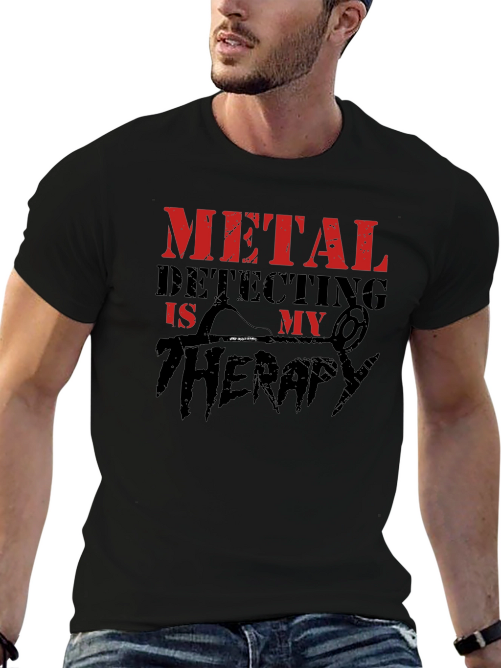 Metal Detecting is My Therapy T-Shirt
