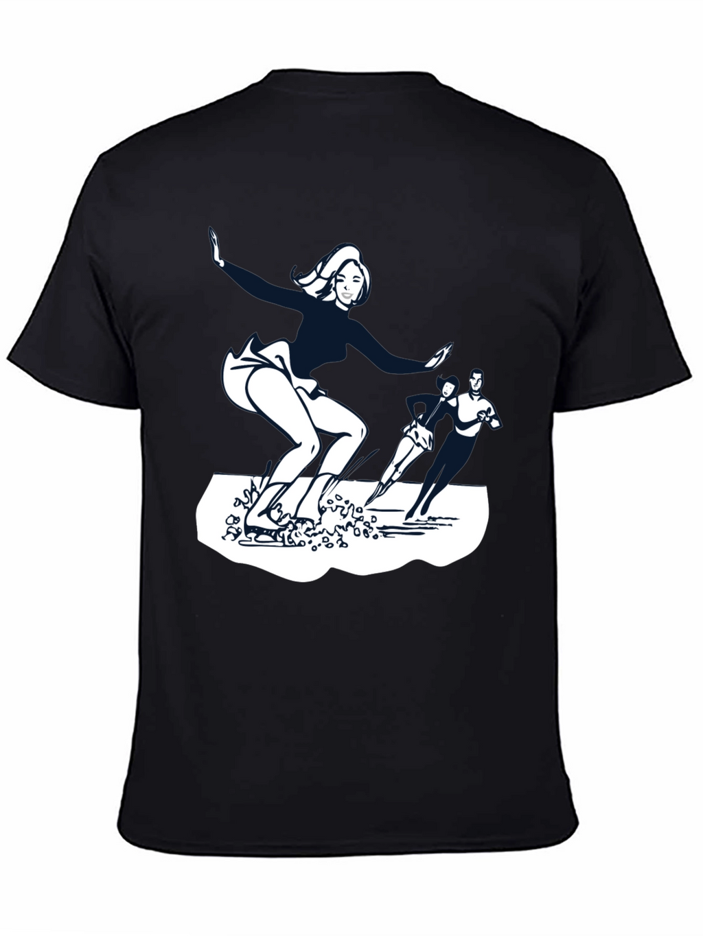 Skating Tee: Cool Graphic Print