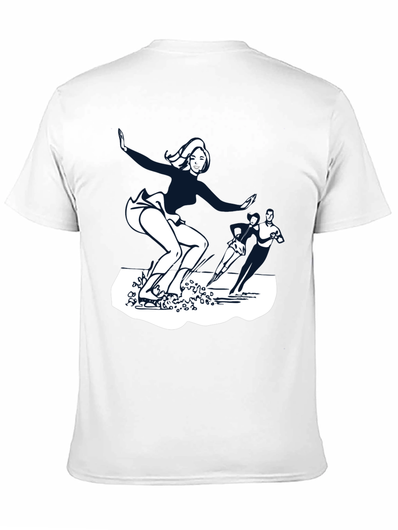 Skating Tee: Cool Graphic Print