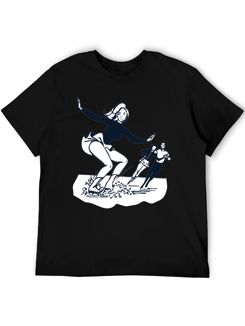 Skating Tee: Cool Graphic Print