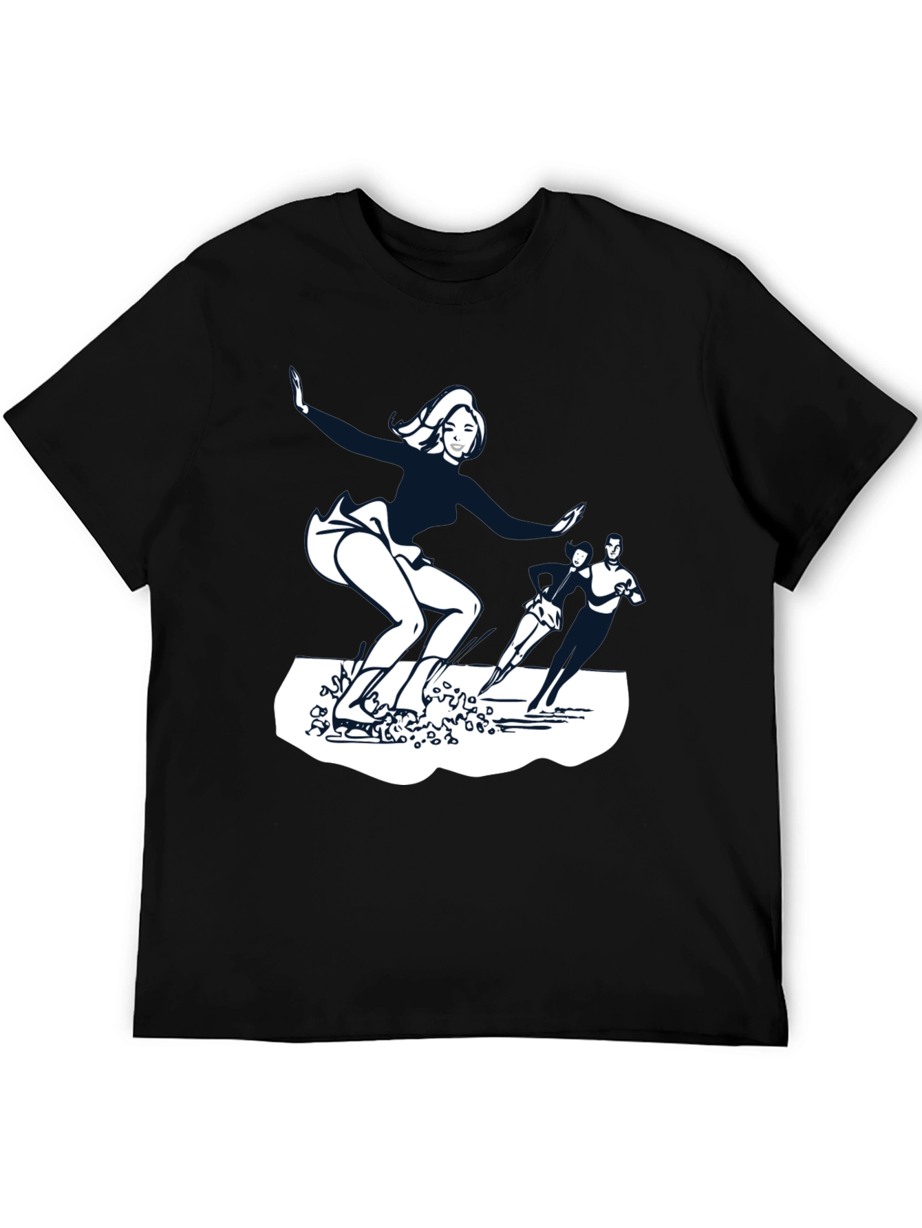 Skating Tee: Cool Graphic Print
