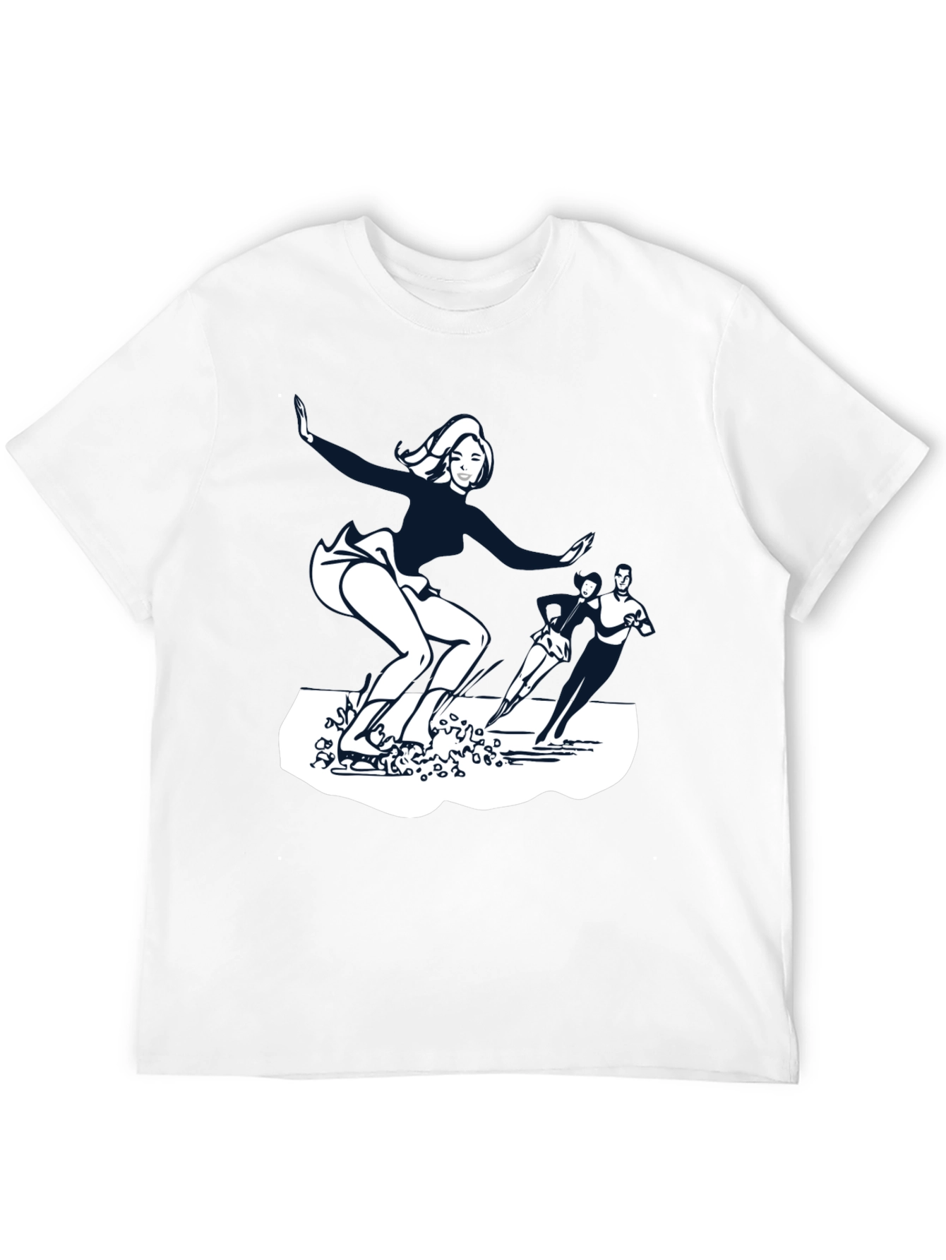 Skating Tee: Cool Graphic Print