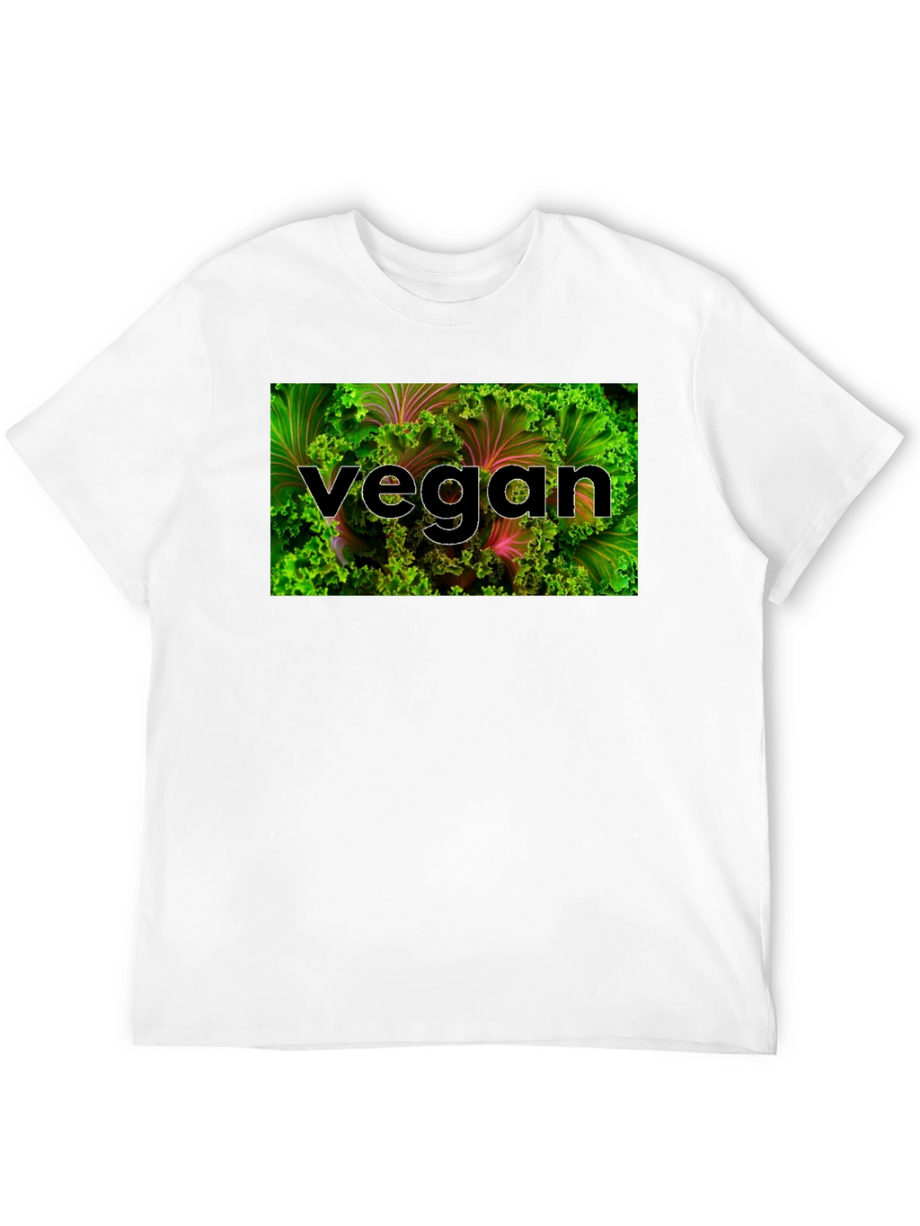 Vegan Lettuce Graphic T-Shirt - Organic & Stylish