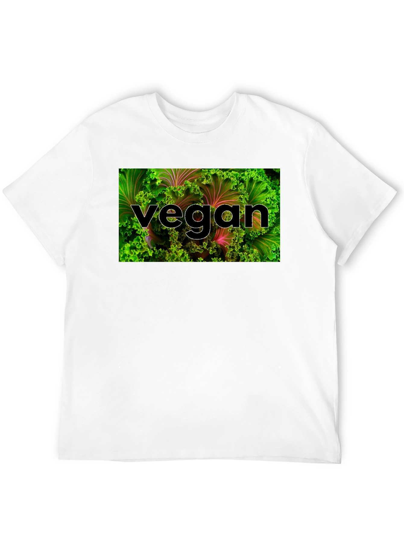 Vegan Lettuce Graphic T-Shirt - Organic & Stylish