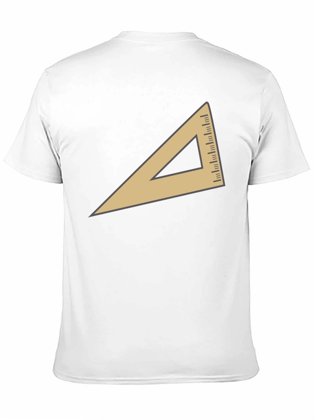 Geometric Triangle Graphic T-Shirt - Modern Casual Tee