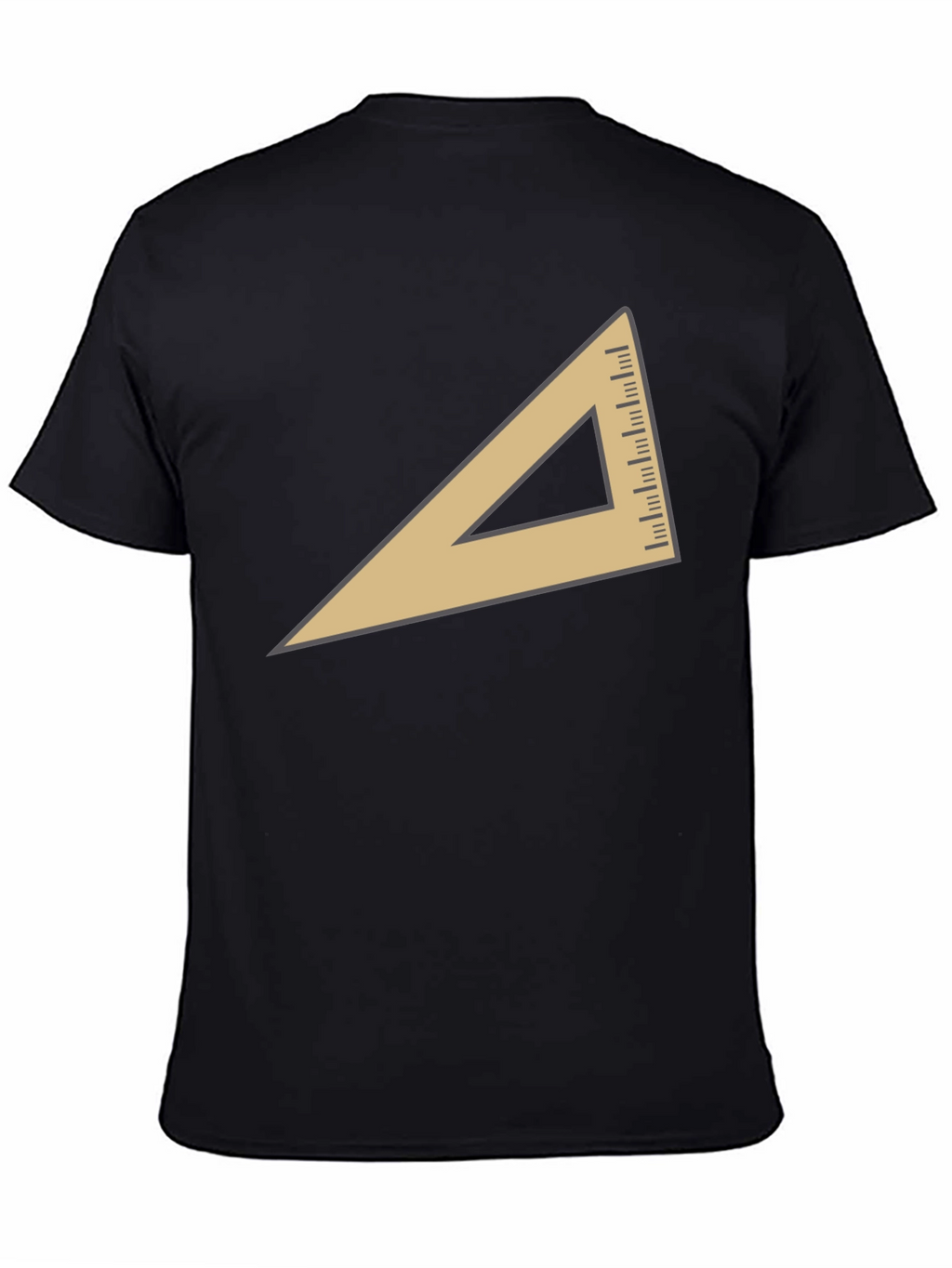Geometric Triangle Graphic T-Shirt - Modern Casual Tee