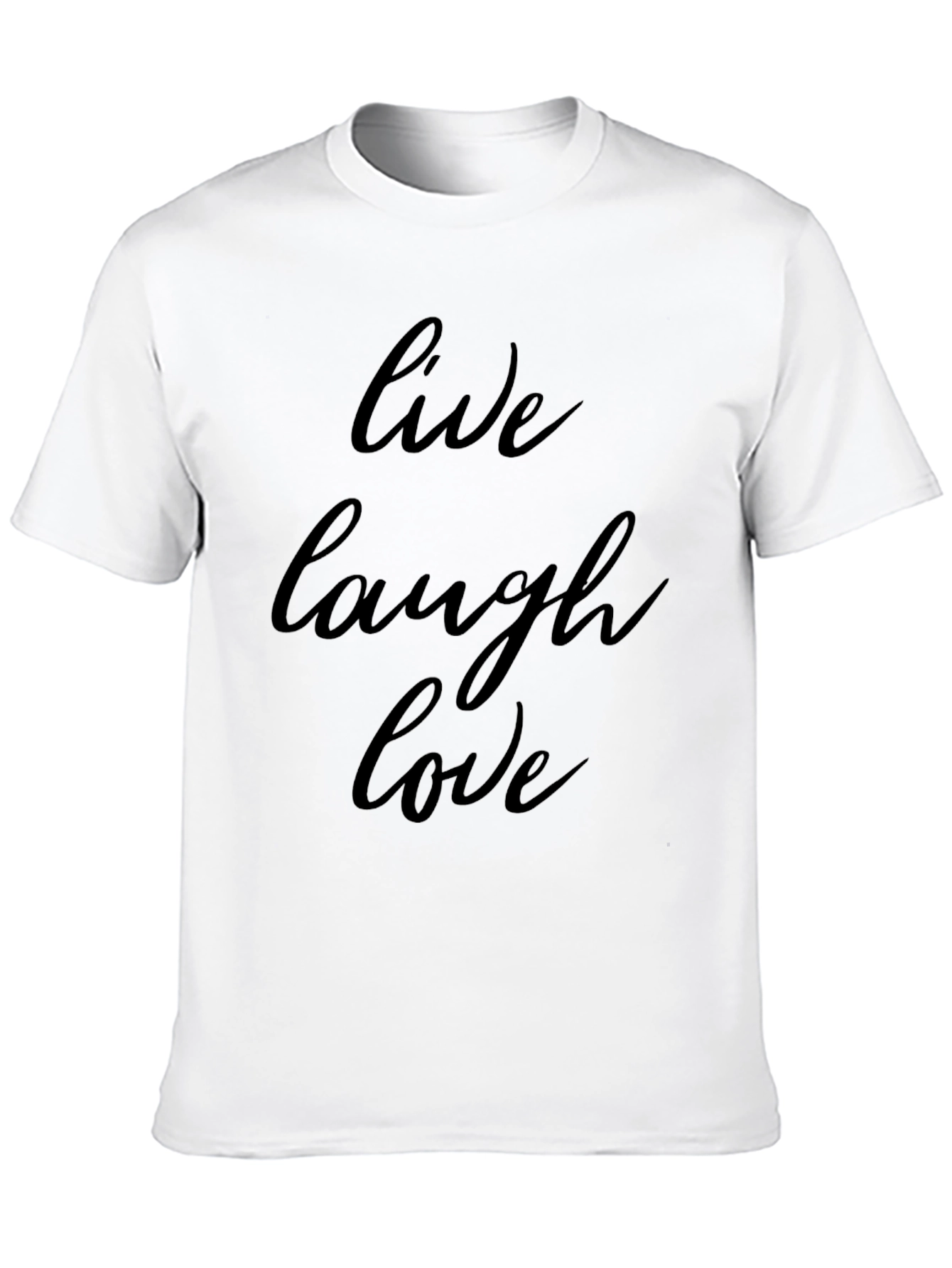 Live Laugh Love Black T-Shirt