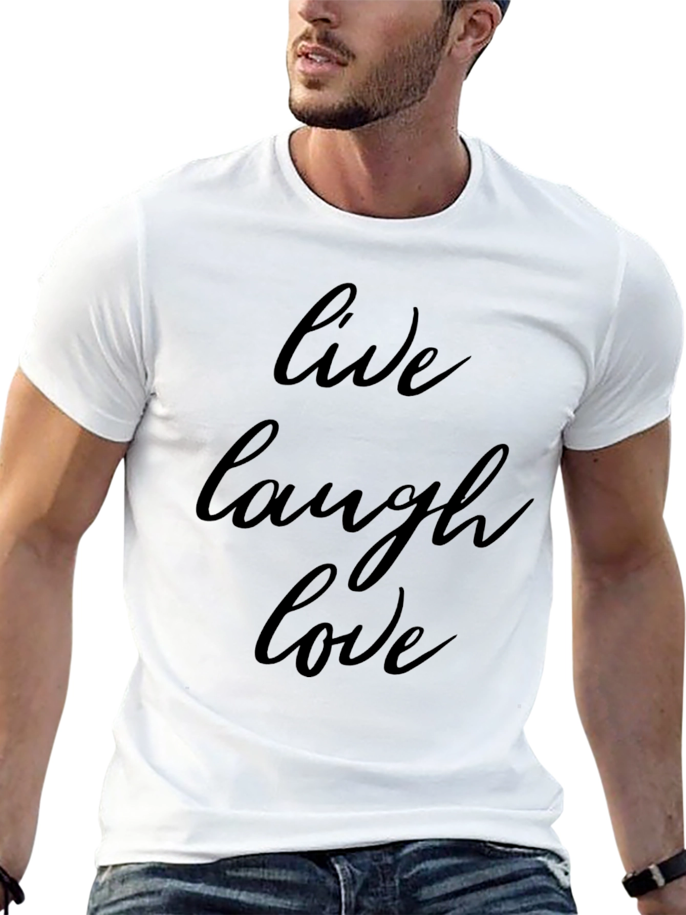 Live Laugh Love Black T-Shirt