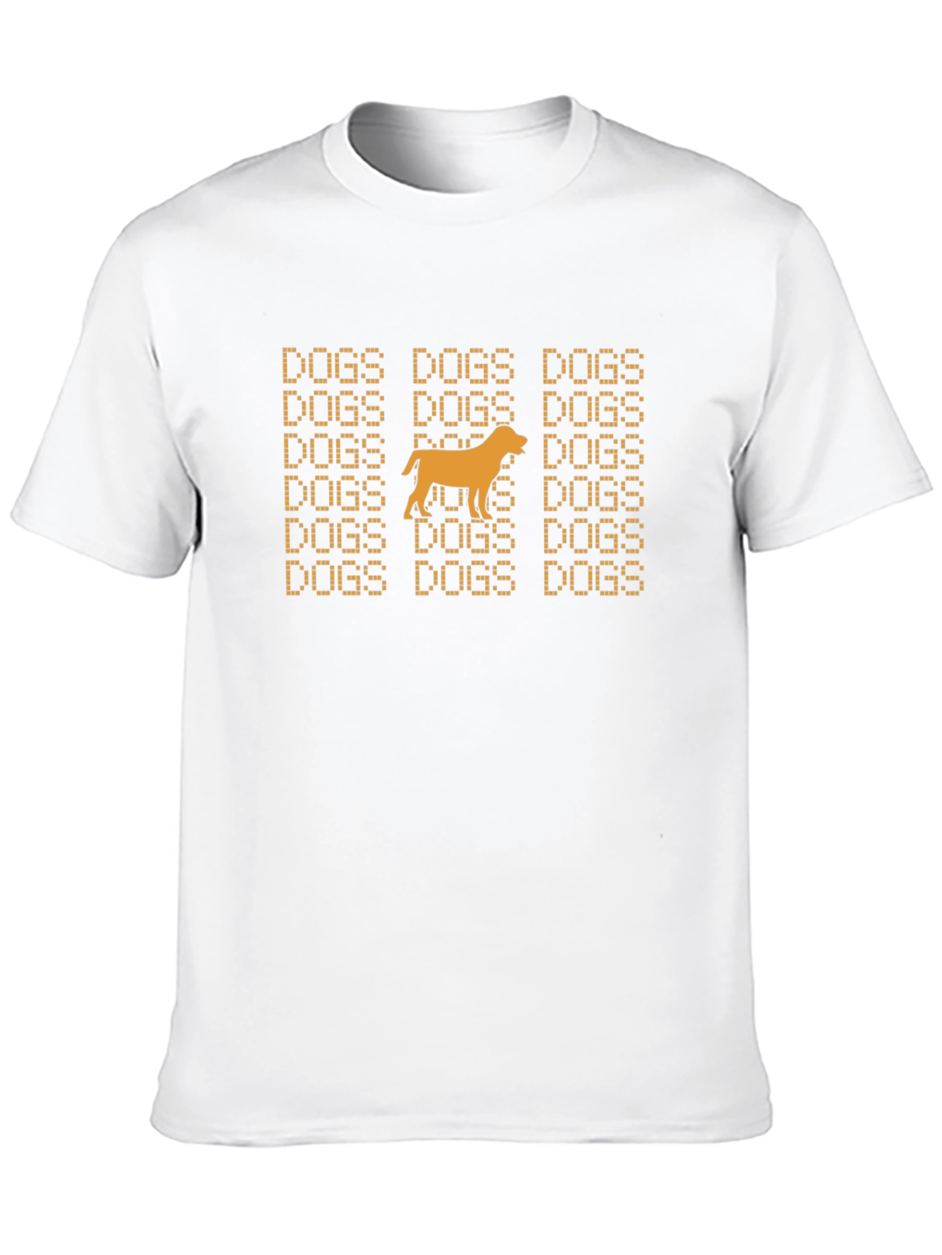Dogs Graphic Tee - Black Crewneck T-Shirt