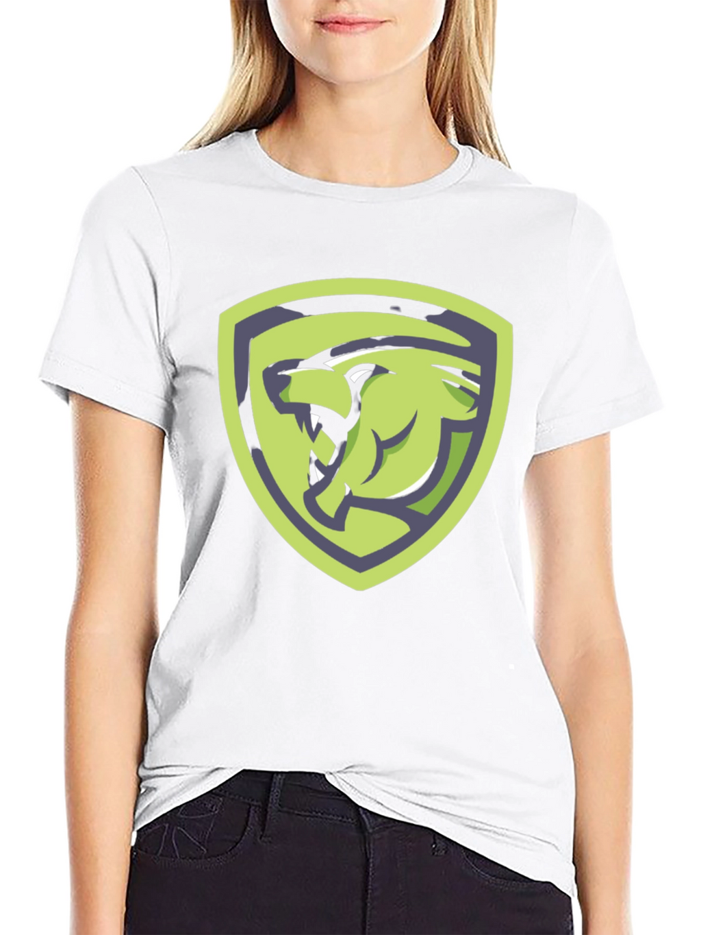 Bear Shield Graphic T-Shirt - Black Cotton Tee
