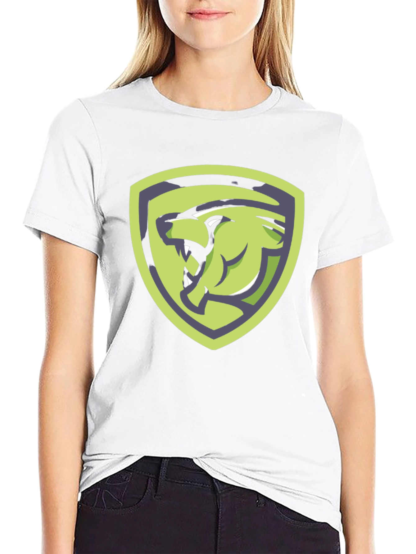 Bear Shield Graphic T-Shirt - Black Cotton Tee