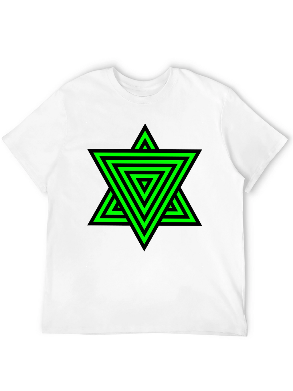 Geometric Star Graphic T-Shirt