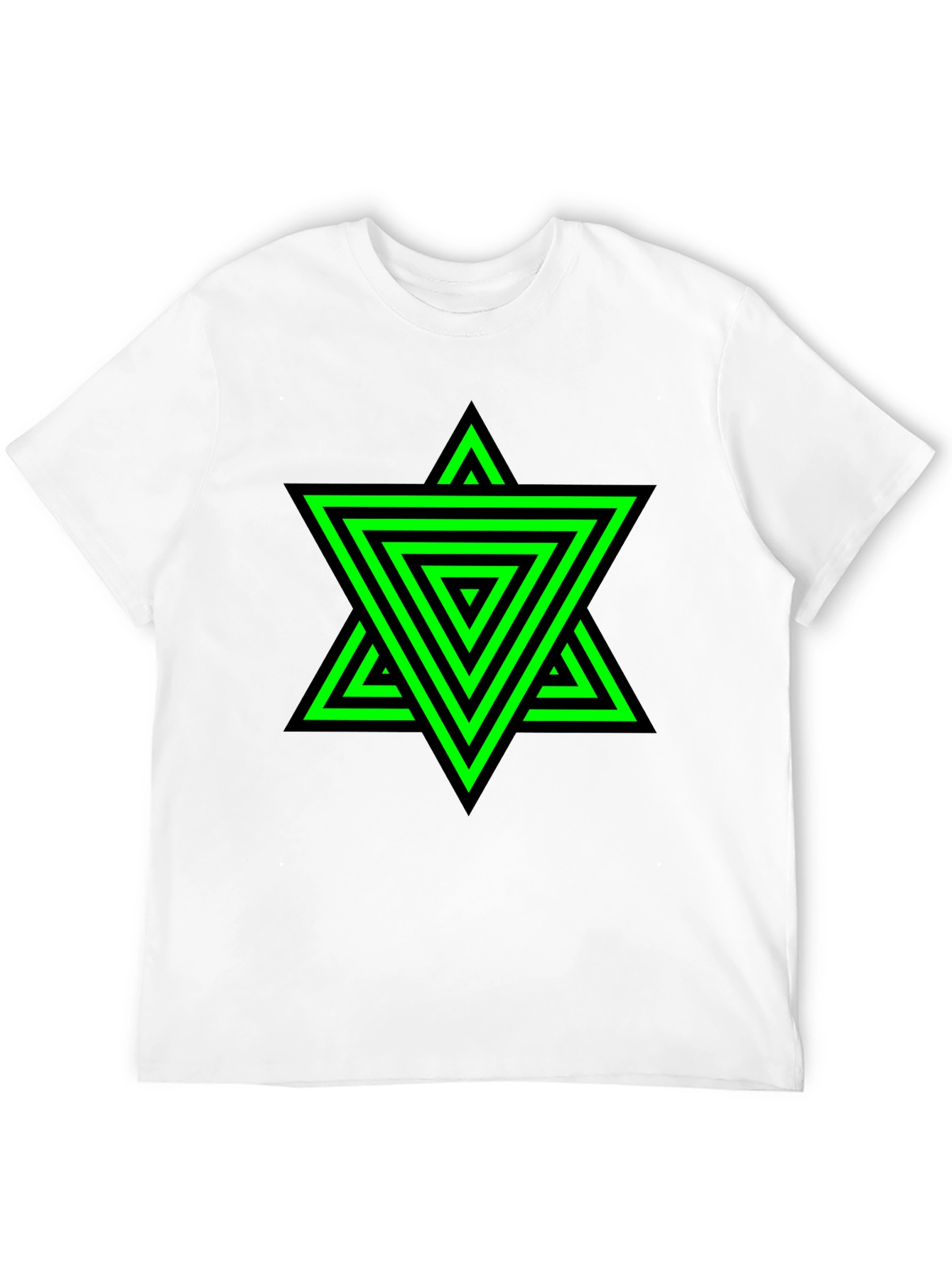 Geometric Star Graphic T-Shirt