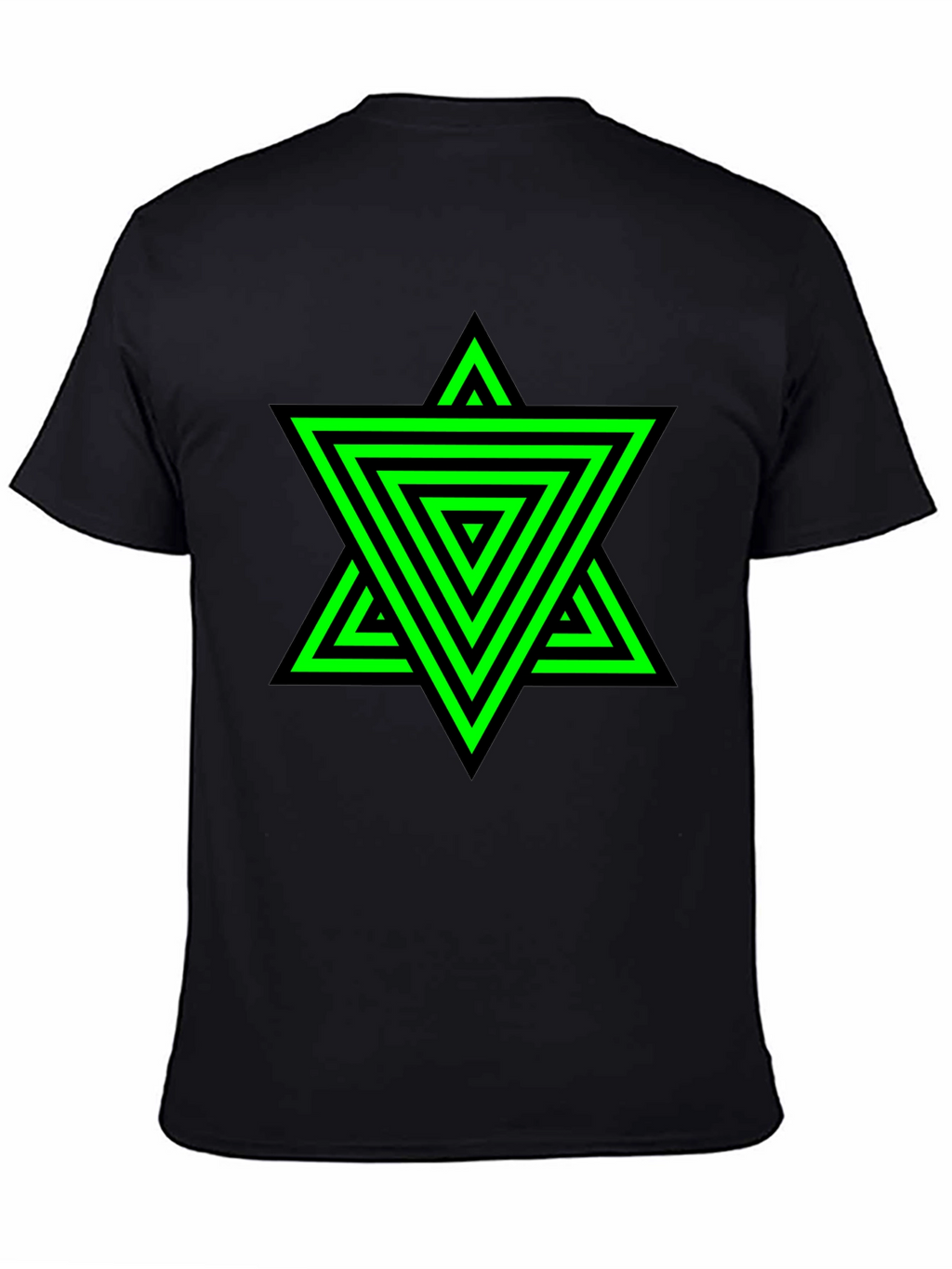 Geometric Star Graphic T-Shirt