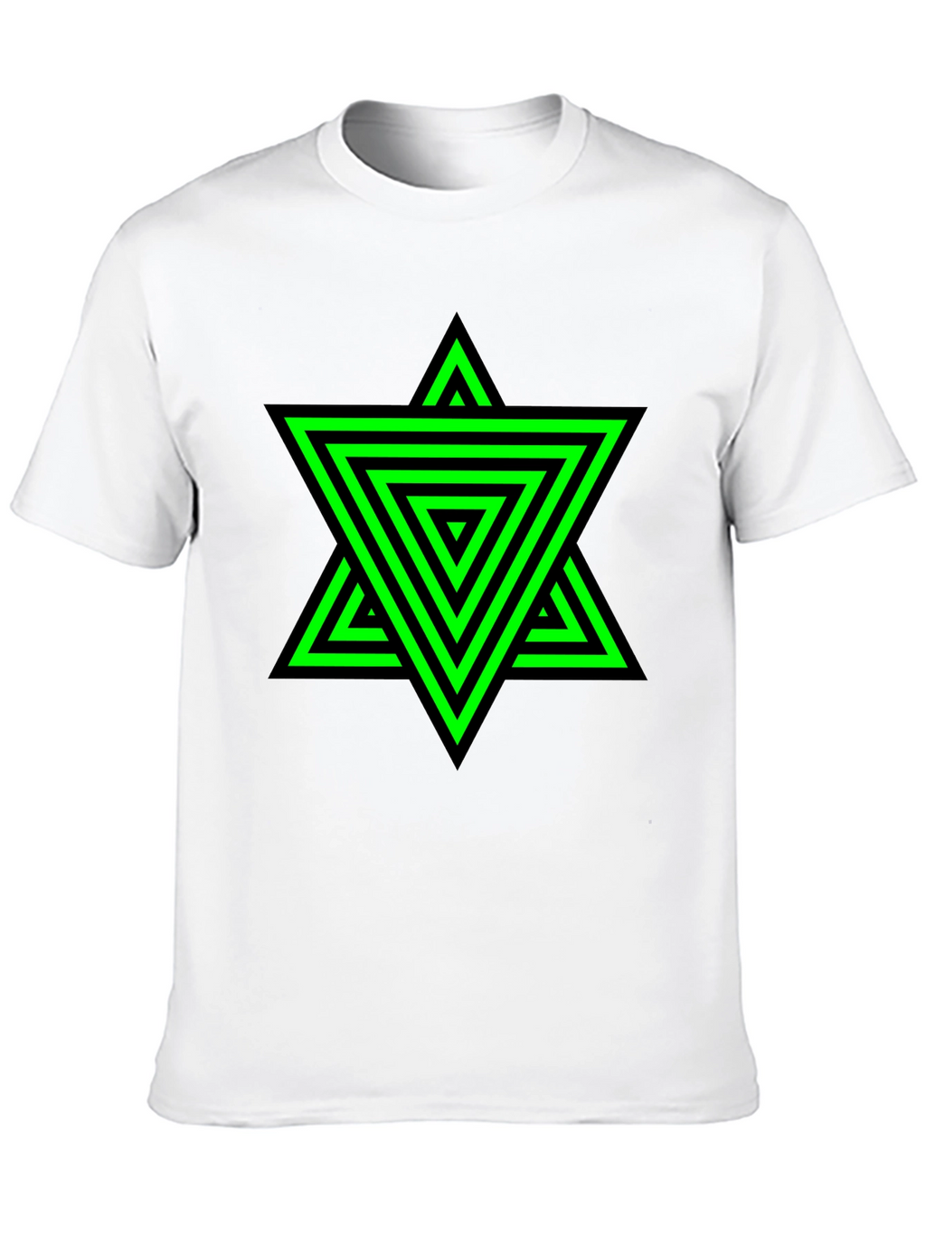 Geometric Star Graphic T-Shirt