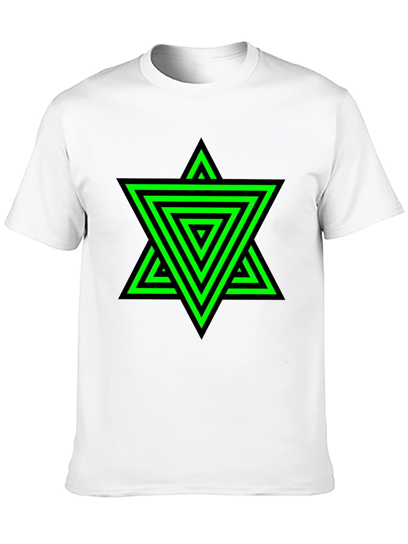 Geometric Star Graphic T-Shirt