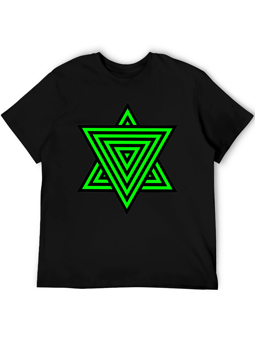 Geometric Star Graphic T-Shirt
