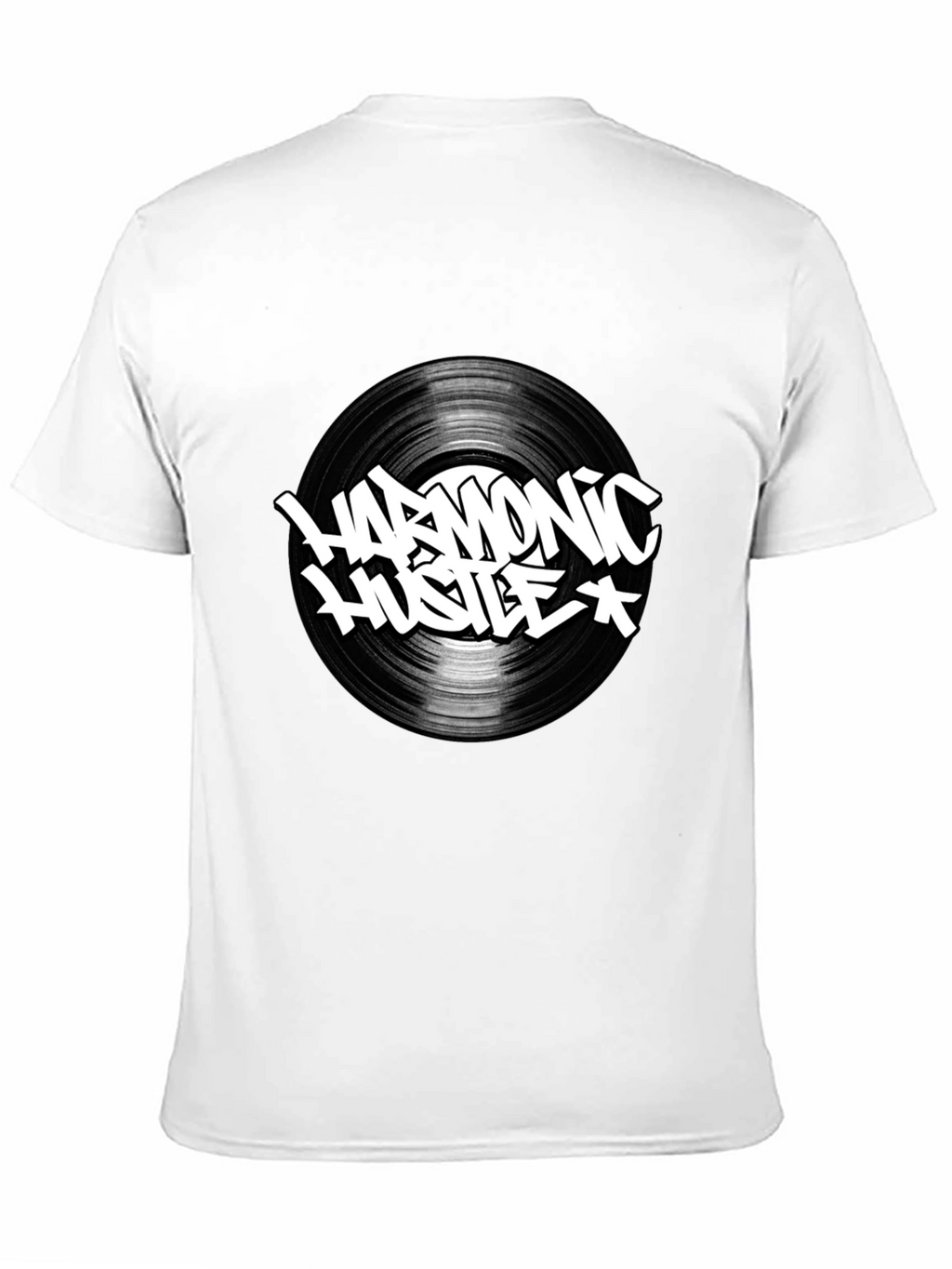 Harmonic Hustle Graphic Tee - Black Cotton T-Shirt
