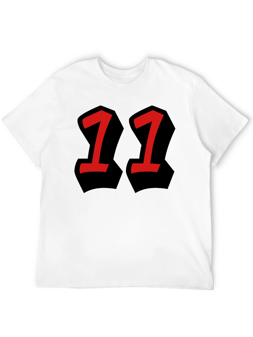 Bold 11 Graphic Tee - Black T-Shirt
