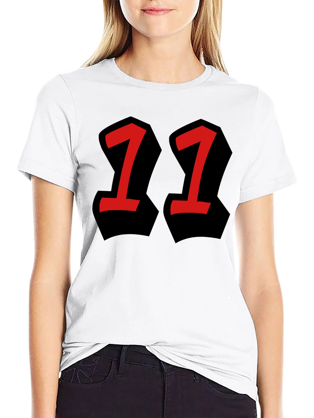 Bold 11 Graphic Tee - Black T-Shirt
