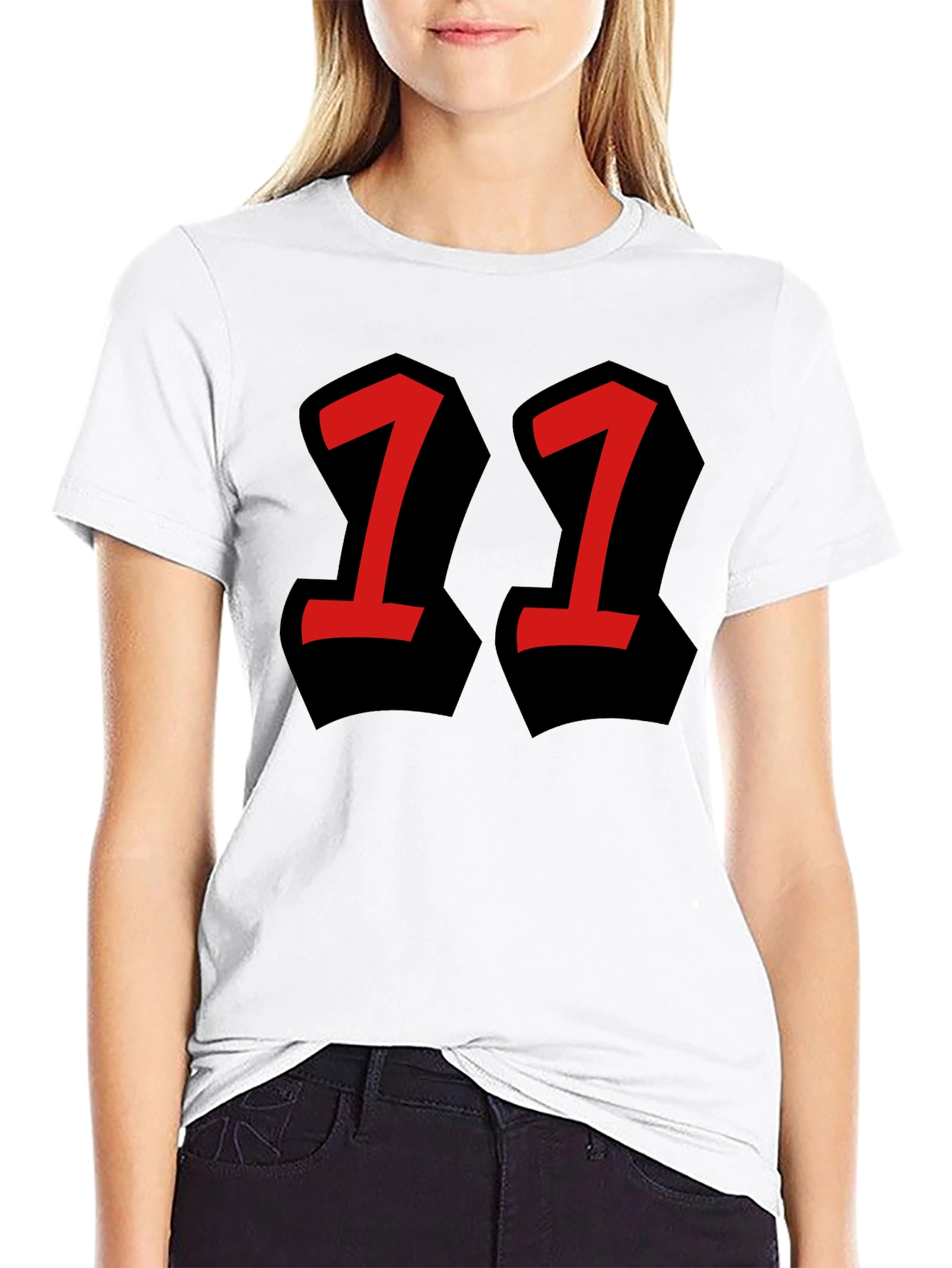 Bold 11 Graphic Tee - Black T-Shirt