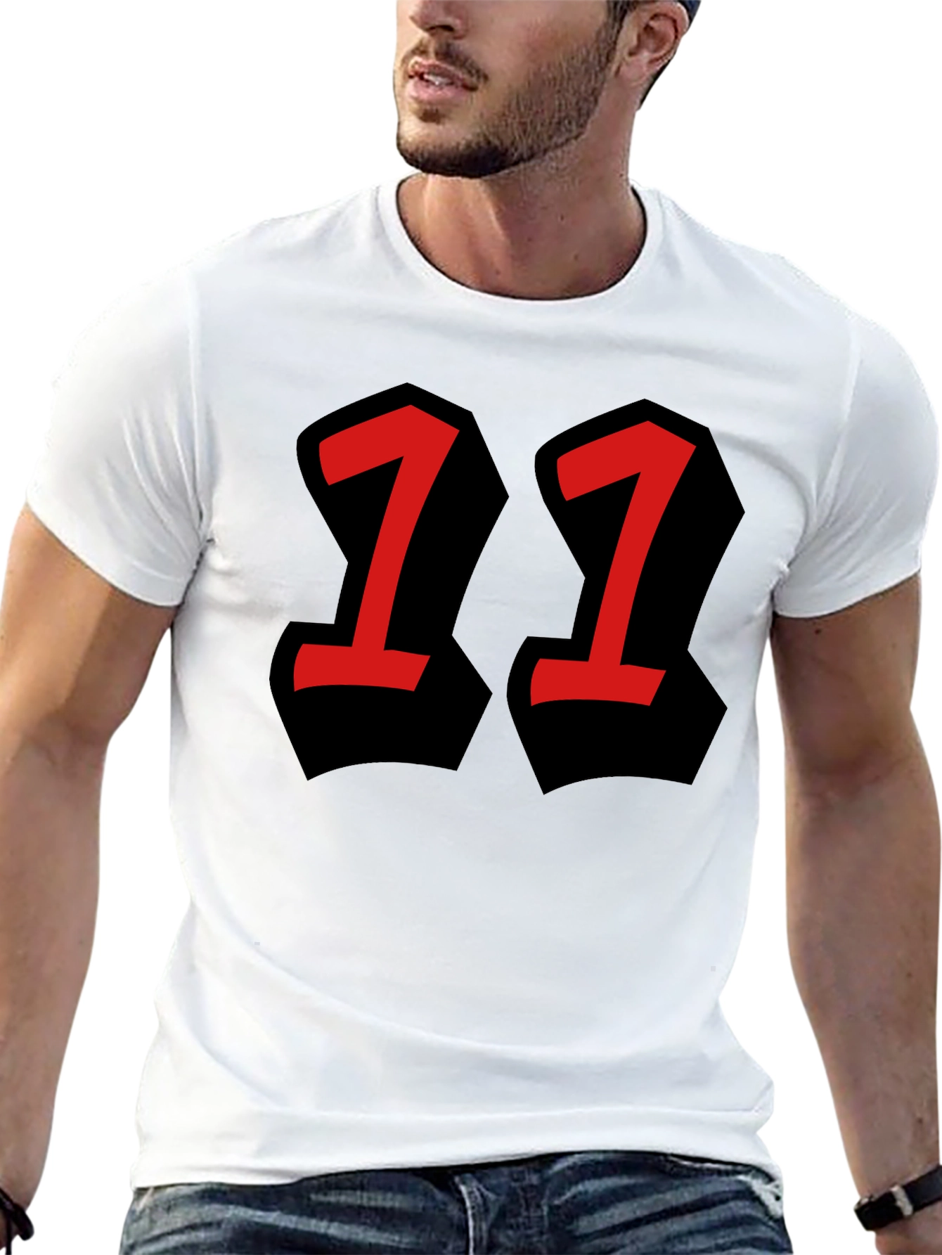 Bold 11 Graphic Tee - Black T-Shirt