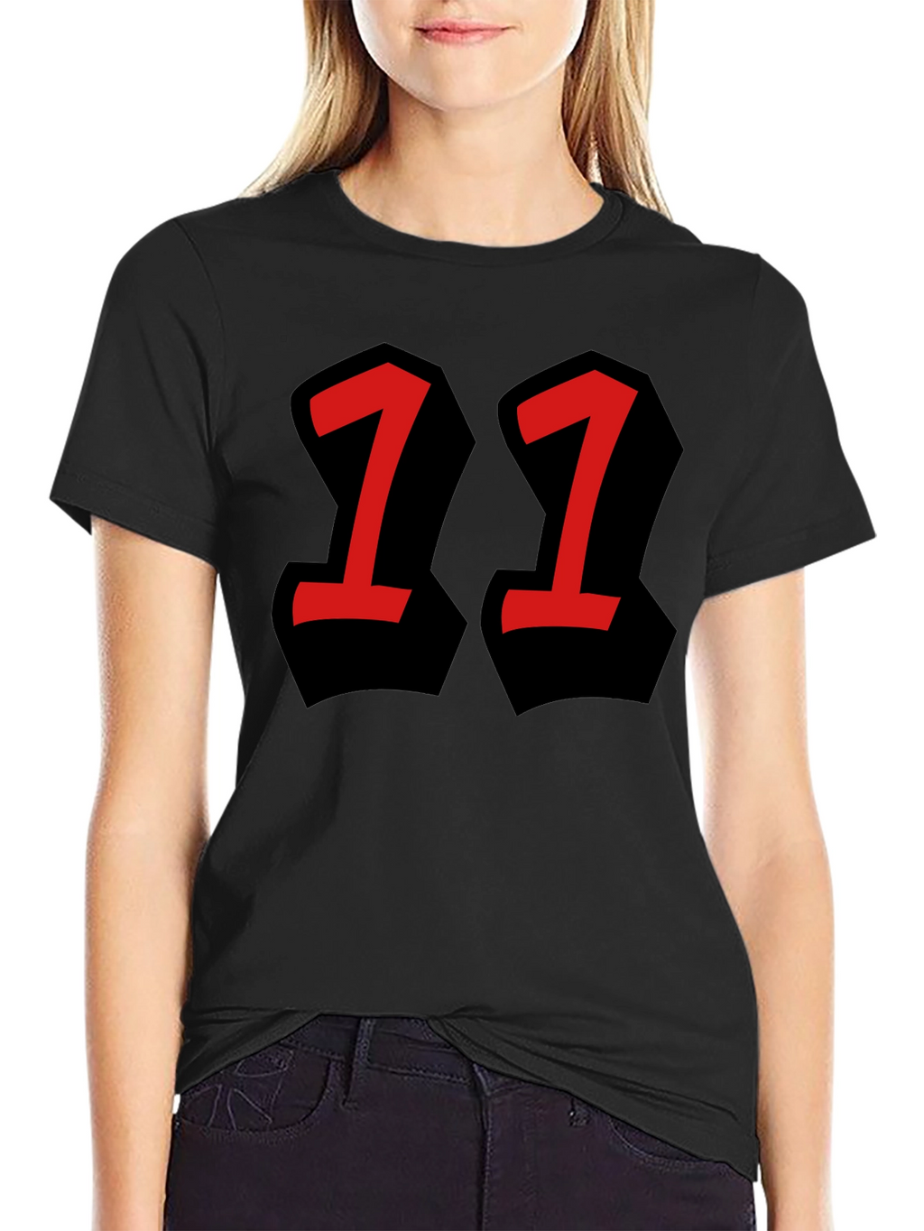 Bold 11 Graphic Tee - Black T-Shirt