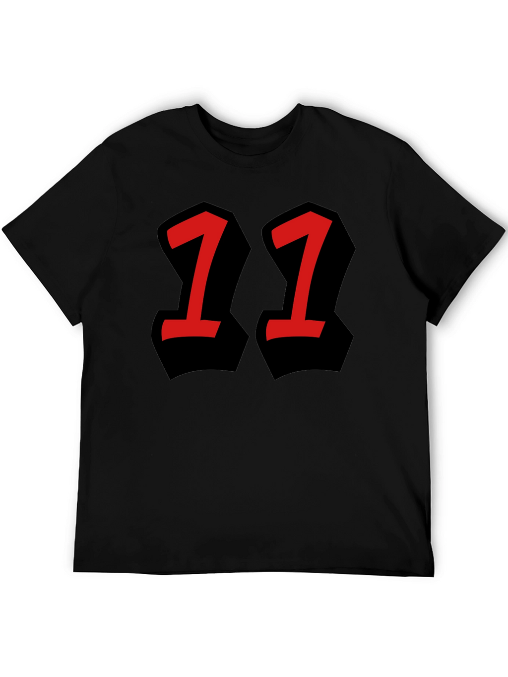 Bold 11 Graphic Tee - Black T-Shirt