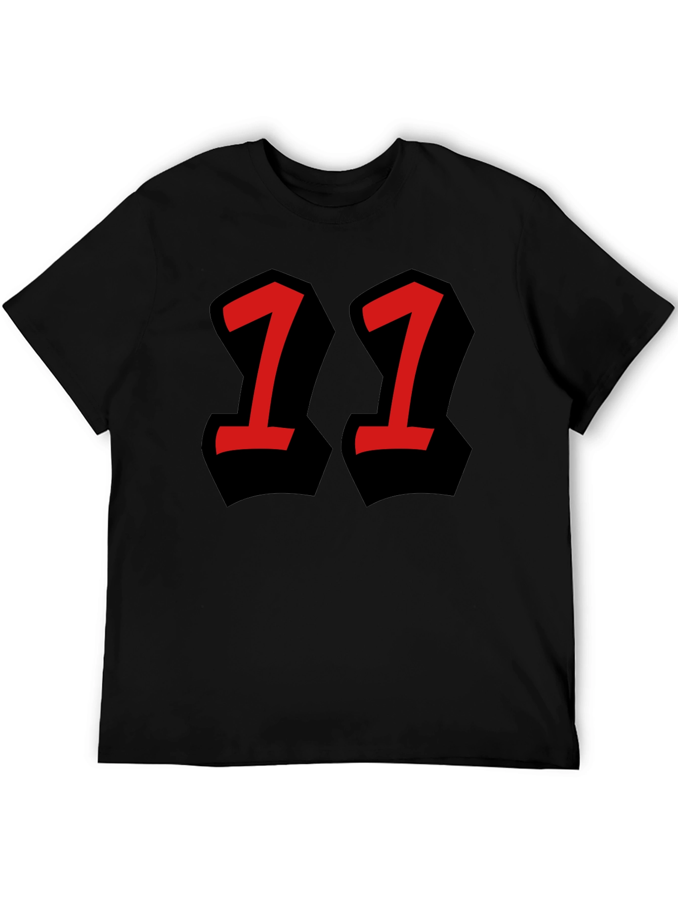 Bold 11 Graphic Tee - Black T-Shirt