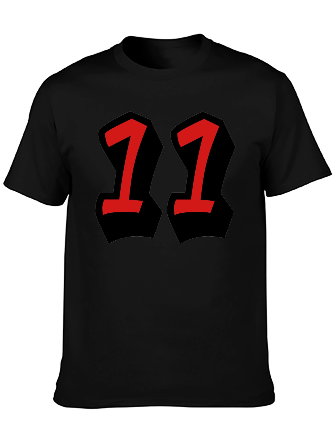 Bold 11 Graphic Tee - Black T-Shirt