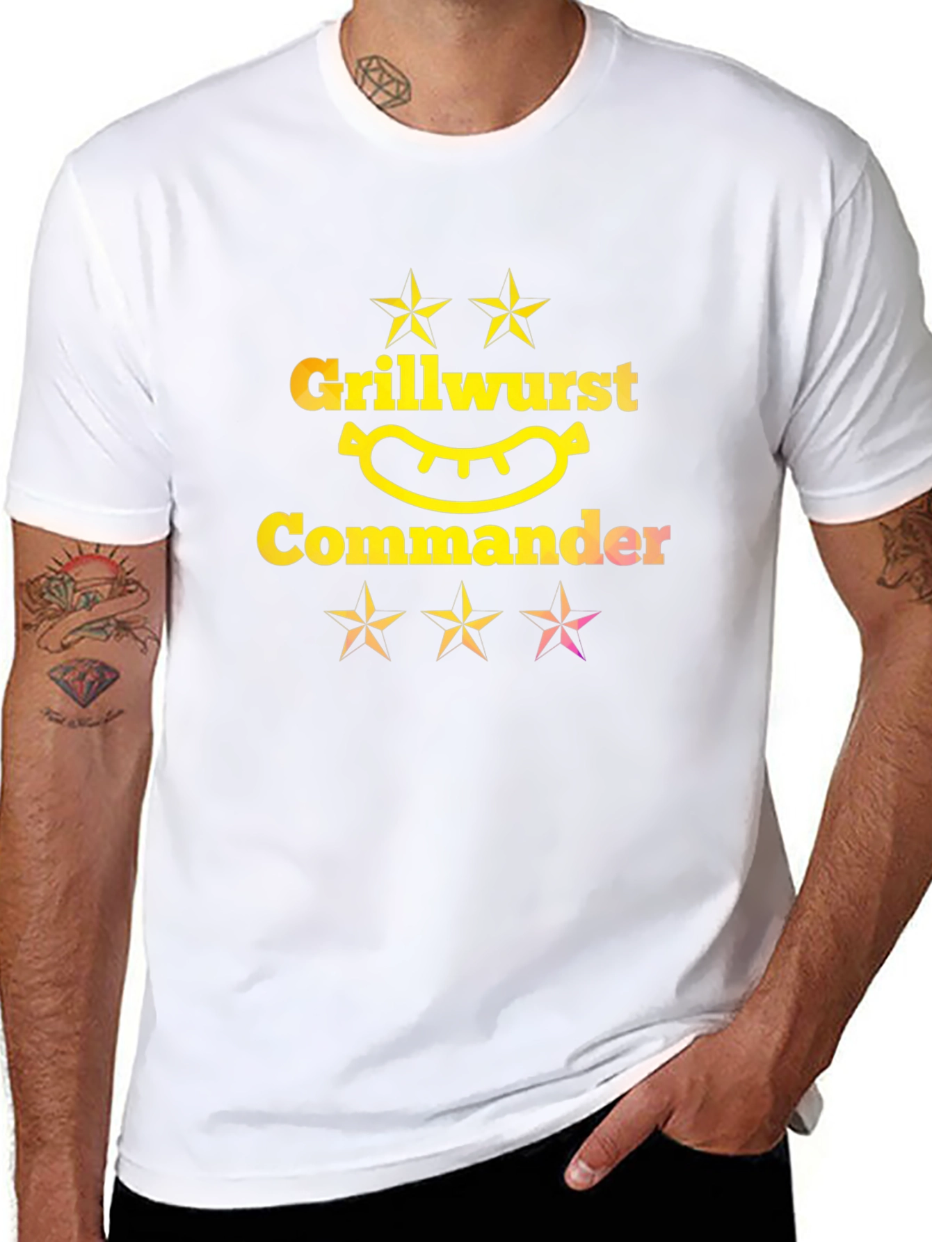 Grillwurst Commander T-Shirt