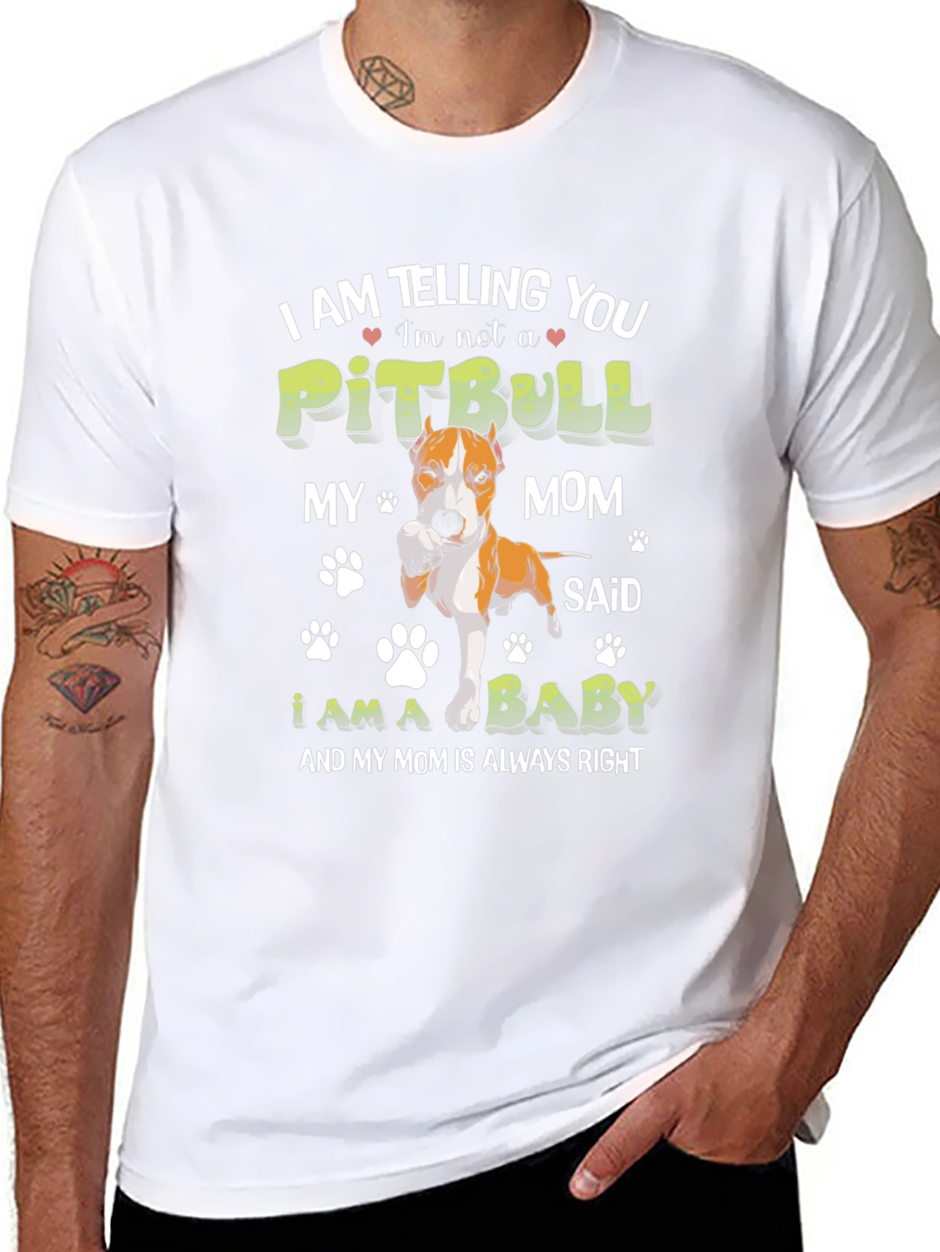 Im Not a Pitbull Baby T-Shirt