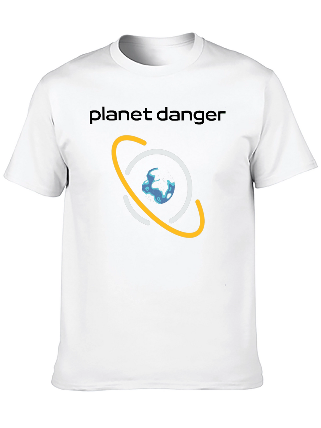 Planet Danger Graphic Tee - Black Cotton Shirt