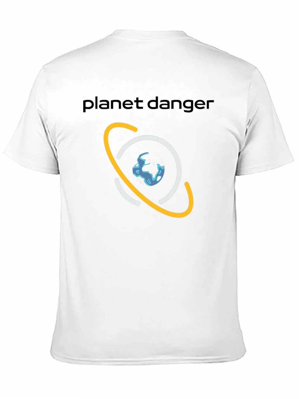 Planet Danger Graphic Tee - Black Cotton Shirt