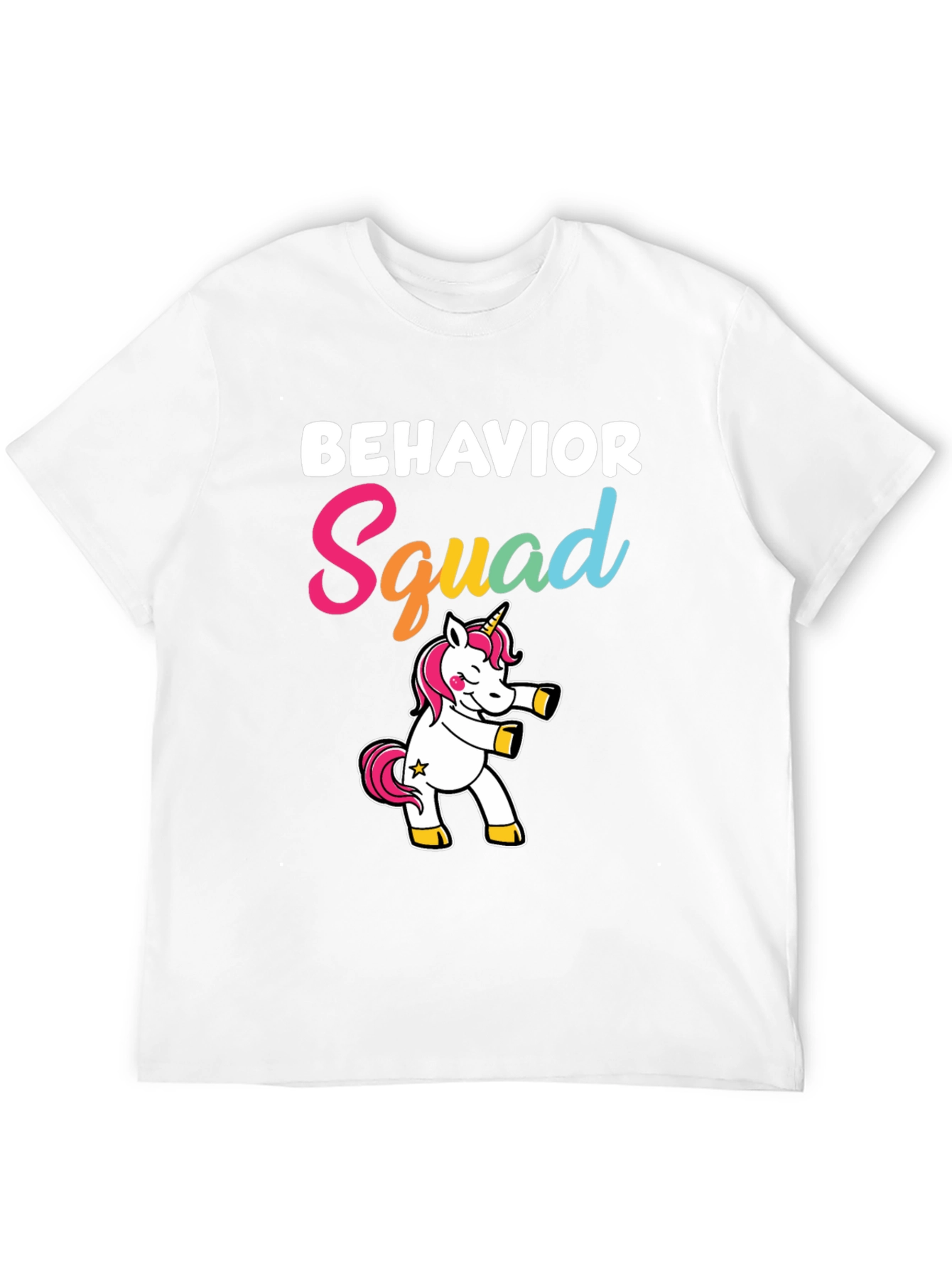 Behavior Squad Unicorn Graphic T-Shirt