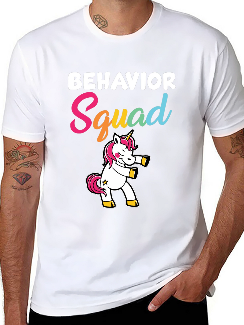 Behavior Squad Unicorn Graphic T-Shirt